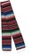 1 Yard Multicolor Mexican Serape Graduation Stole Sash Woven Handmade Fabric with Fringe 5 Inch Width